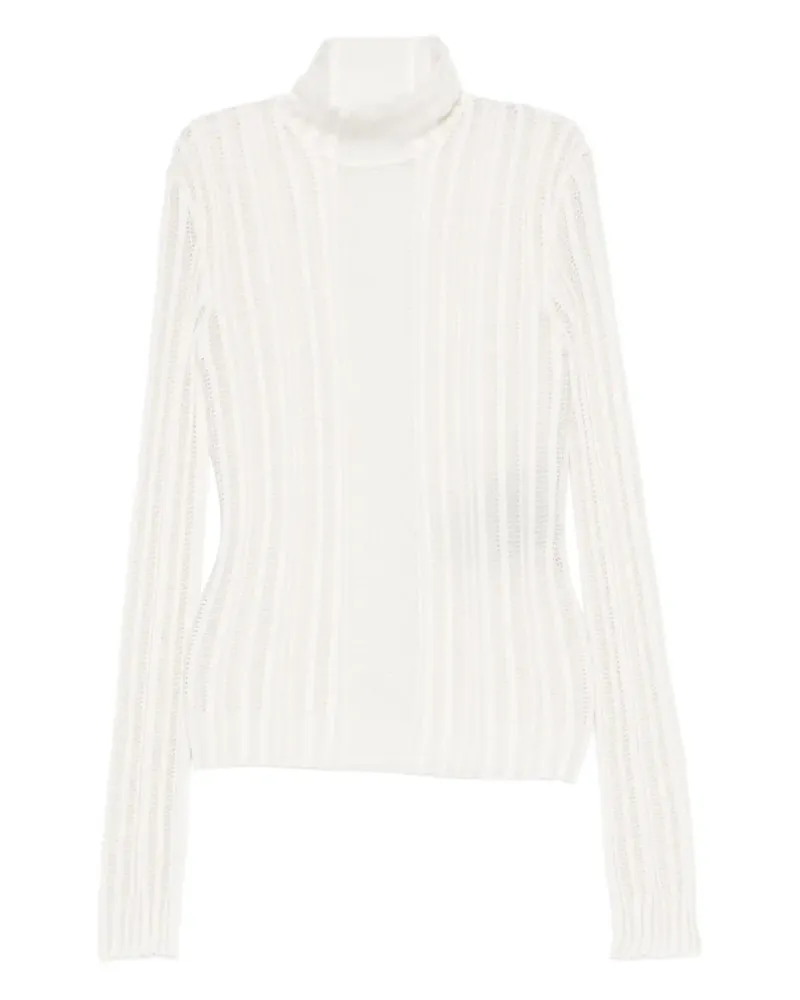 Ann Demeulemeester Gerippter Pullover - Nude Nude