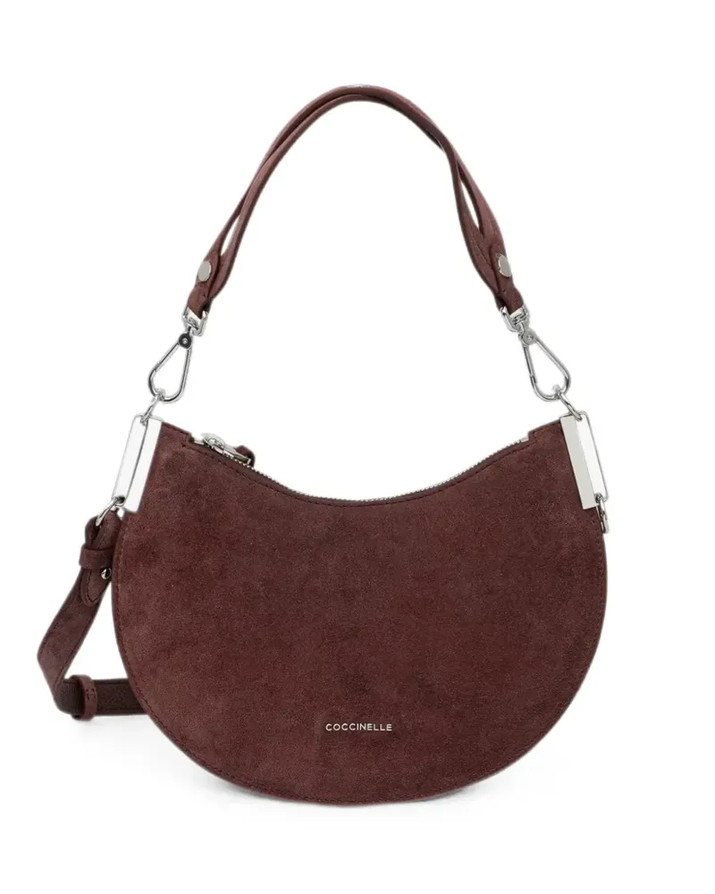 Coccinelle Slide Schultertasche - Braun Braun