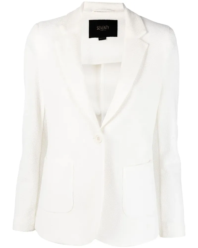 Seventy Blazer mit texturiertem Finish - Weiß Weiß