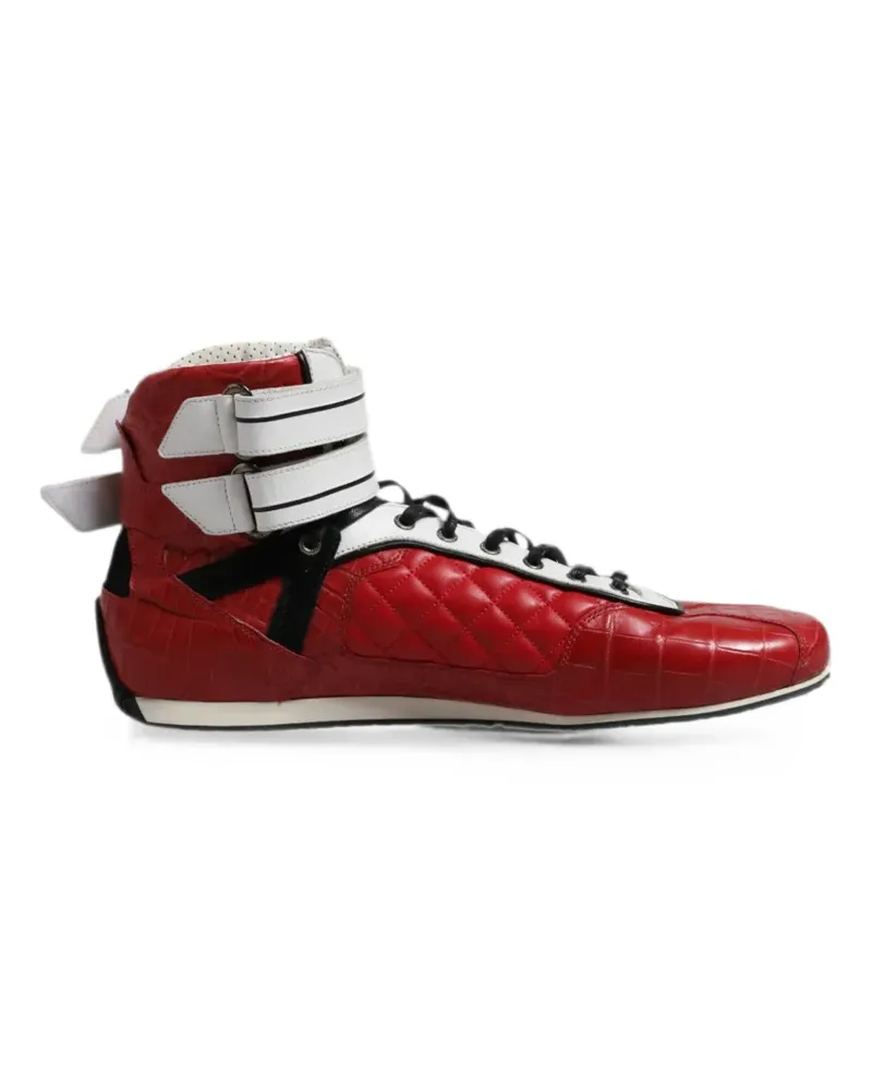 Dolce & Gabbana Sneakers mit Klettverschluss - Rot Rot