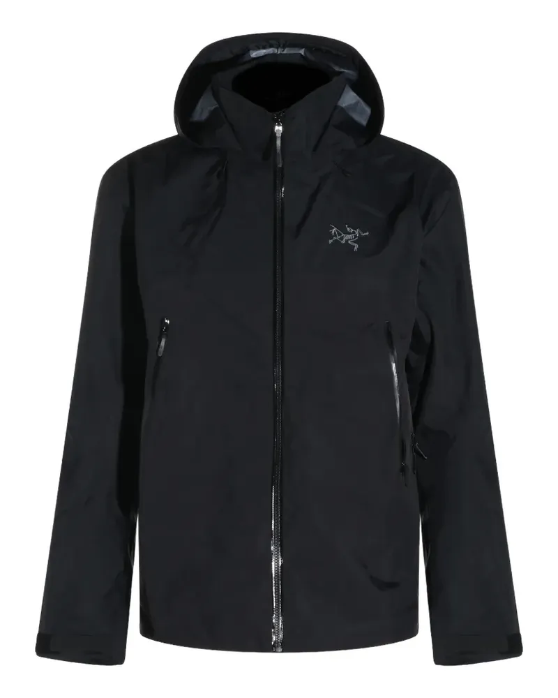 Arc'teryx Beta Kapuzenjacke mit Logo-Stickerei - Schwarz Schwarz