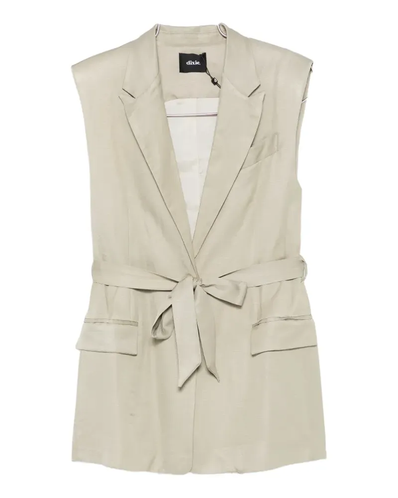 Dixie belted sleeveless suit - Grün Grün