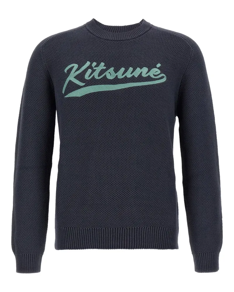 Kitsuné Varsity Pullover - Grau Grau