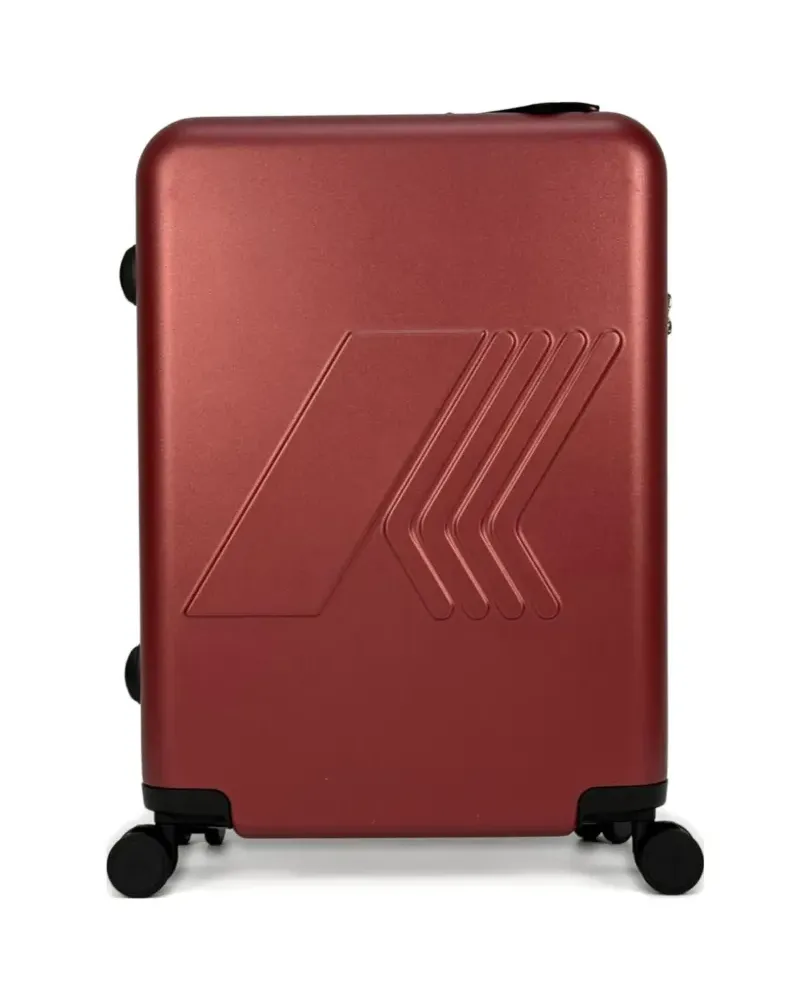 K-Way logo-embossed luggage - Rot Rot