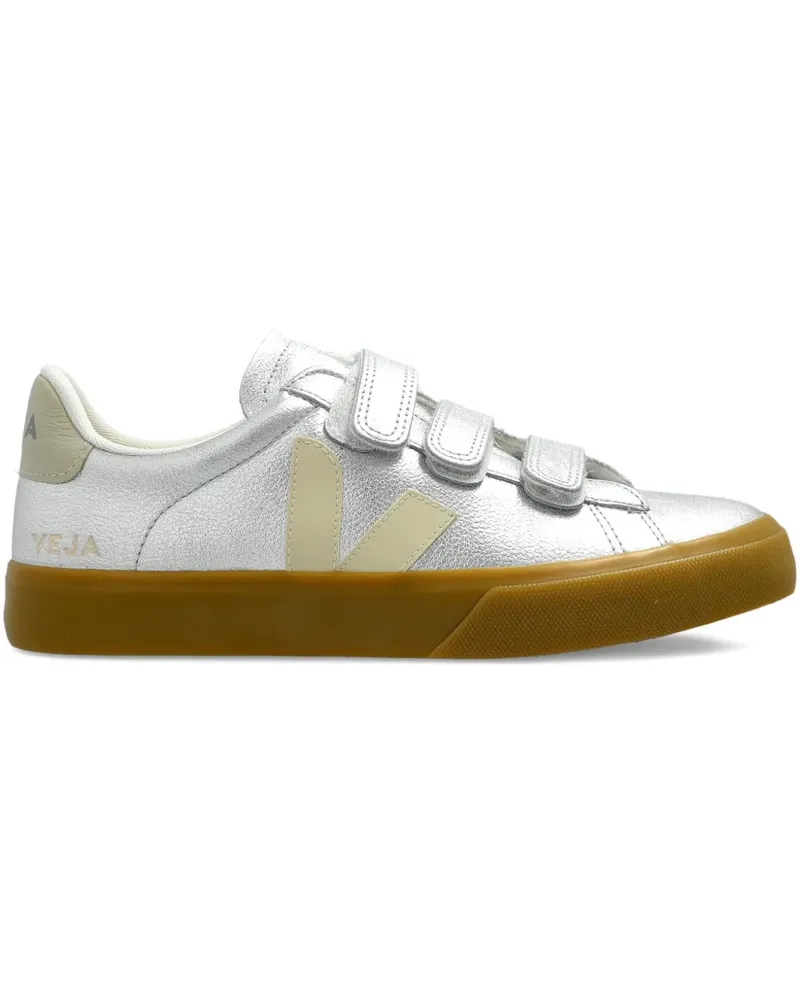 VEJA Sneakers mit Riemenverschluss - Silber Silber