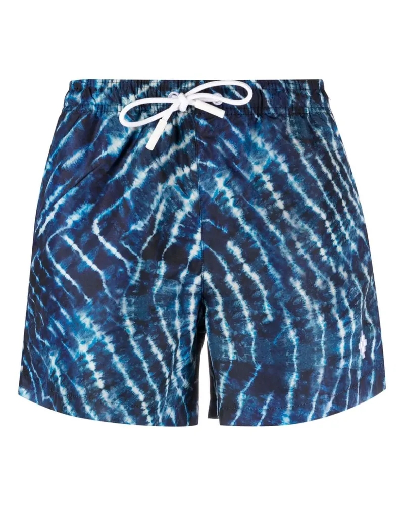 Marcelo Burlon | County of Milan AOP Sound Waves Badeshorts - Blau Blau