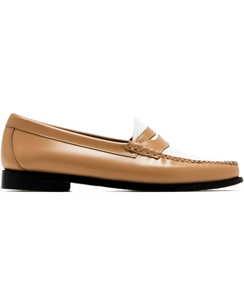 G.H. Bass & Co. Zweifarbige Loafer - Nude Nude