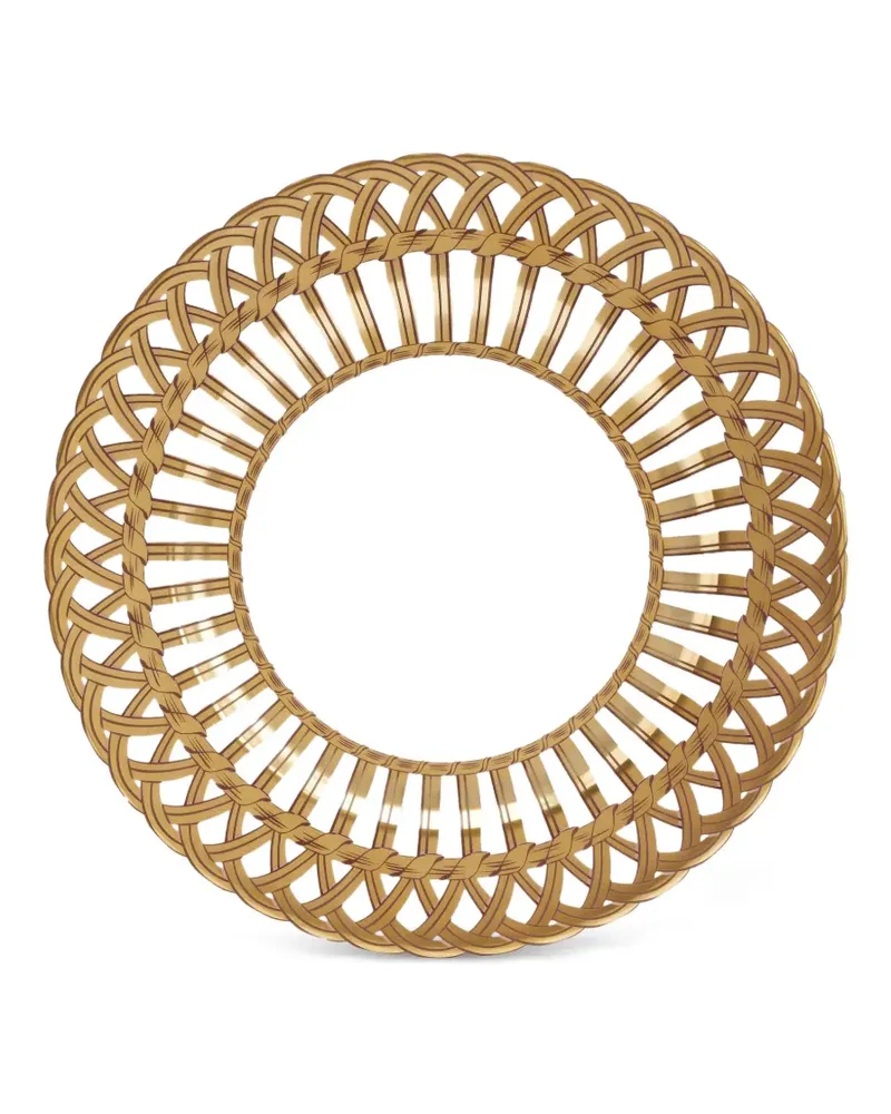 Pinto Paris Vannerie Teller (26cm) - Weiß Weiß