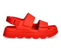 Riemchensandalen mit dicker Sohle - Rot