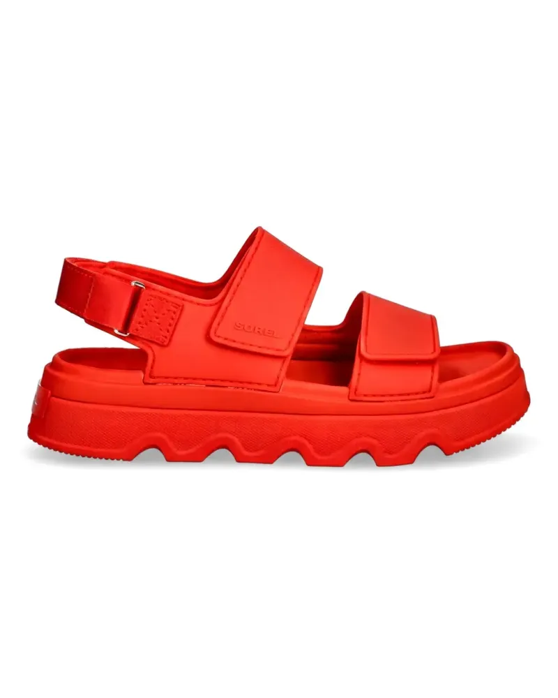 Sorel Riemchensandalen mit dicker Sohle - Rot Rot