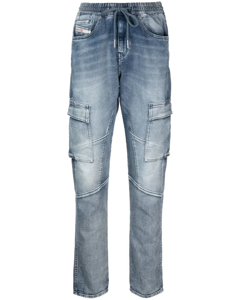 Diesel D-Ursy Track Tapered-Jeans - Blau Blau