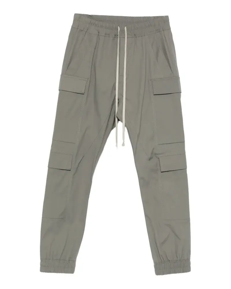 Rick Owens Mastodon cargo-pockets drawstring trousers - Grau Grau