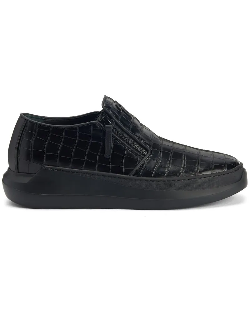 Giuseppe Zanotti Conley Sneakers mit Reißverschluss - Schwarz Schwarz