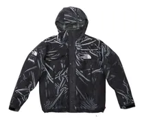 x The North Face Jacke mit Trompe-l'oeil-Print - Schwarz