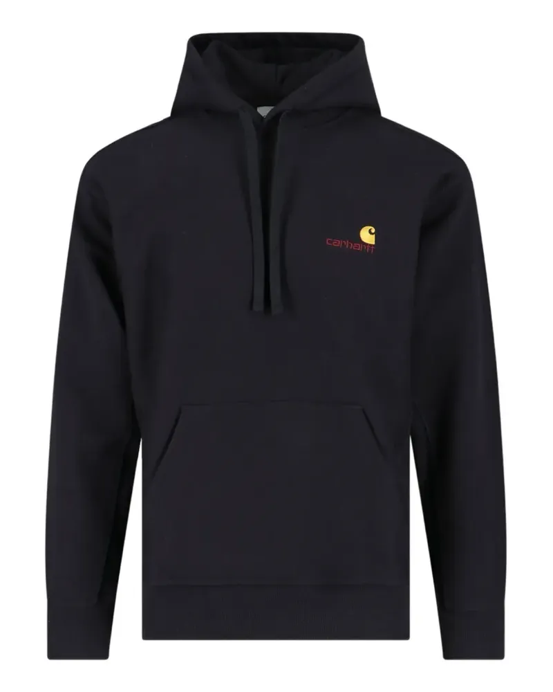 Carhartt WIP logo-embroidered hoodie - Schwarz Schwarz