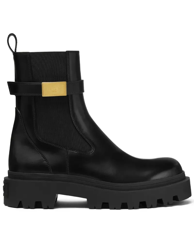 Versace Alba Chelsea-Boots 35mm - Schwarz Schwarz