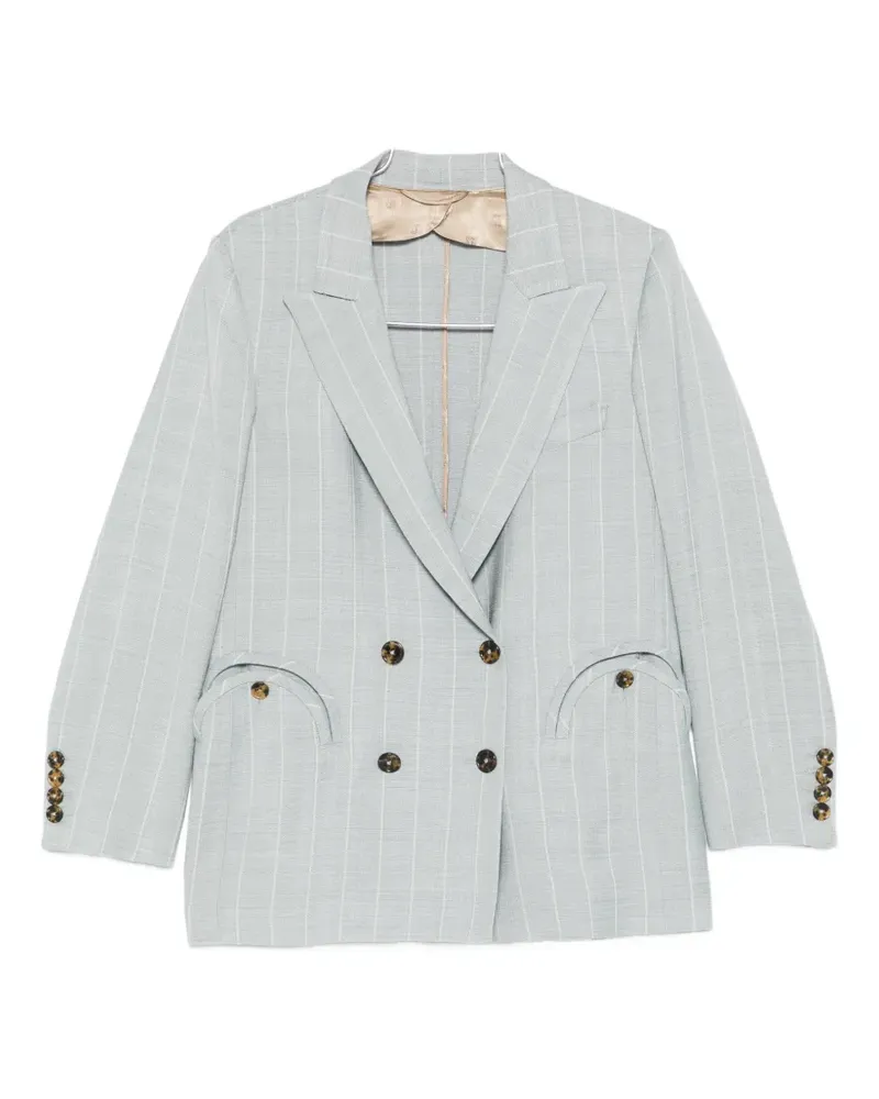 Blazé Milano After You Everynight check-pattern blazer - Blau Blau