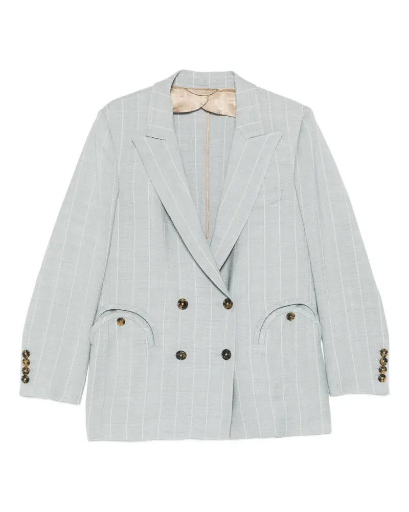 Blazé Milano After You Everynight check-pattern blazer - Blau Blau