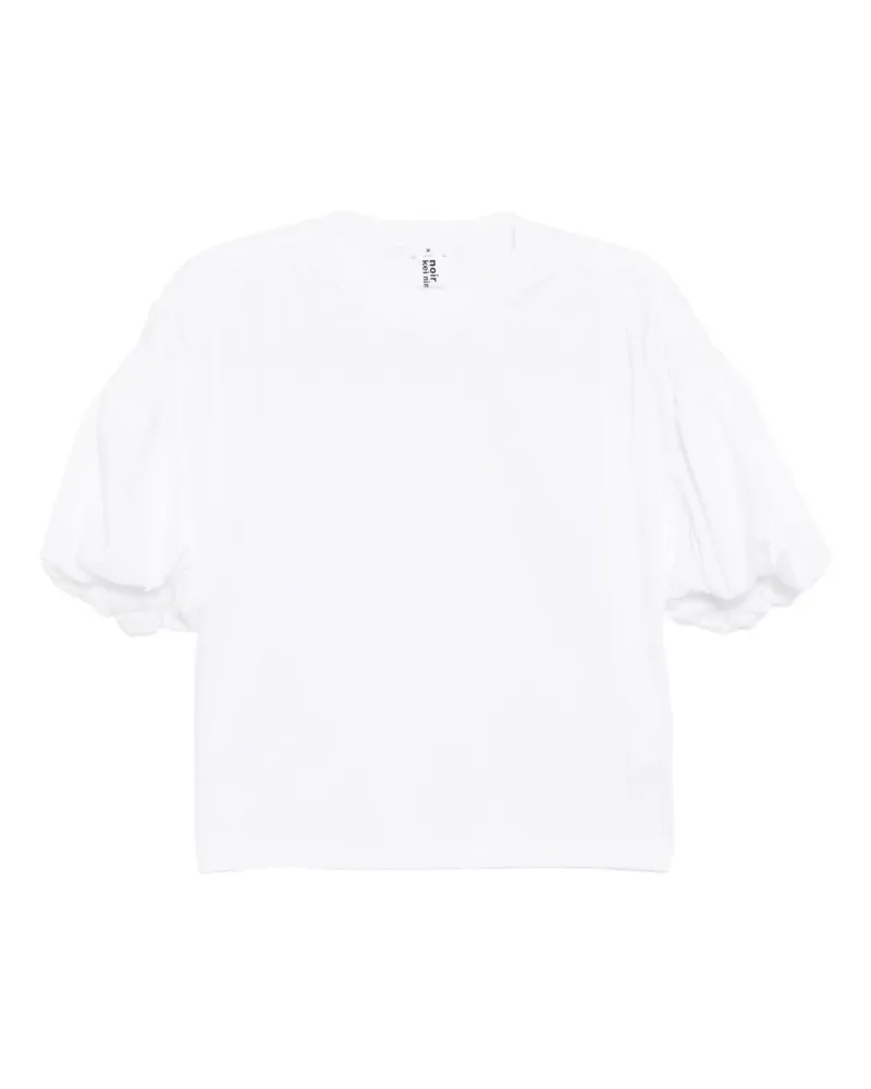 Noir Kei Ninomiya Klassisches T-Shirt - Weiß Weiß