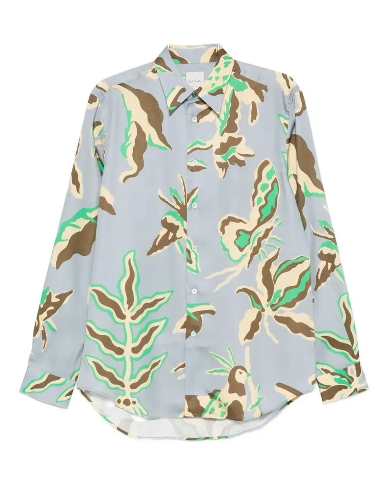 Paul Smith Hemd mit Print - Blau Blau