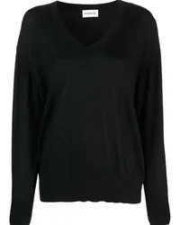 P.A.R.O.S.H. P.A.R.O H. Melierter Kaschmirpullover Schwarz