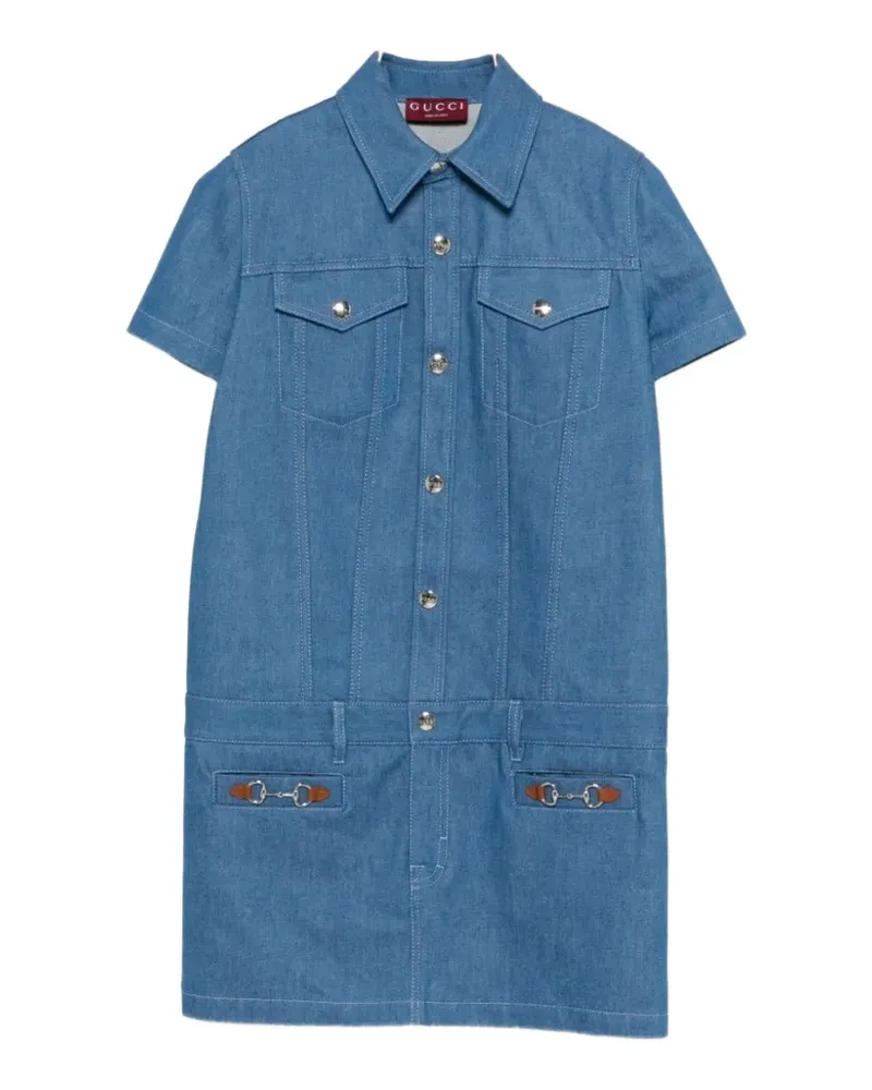 Gucci denim mini dress - Blau Blau