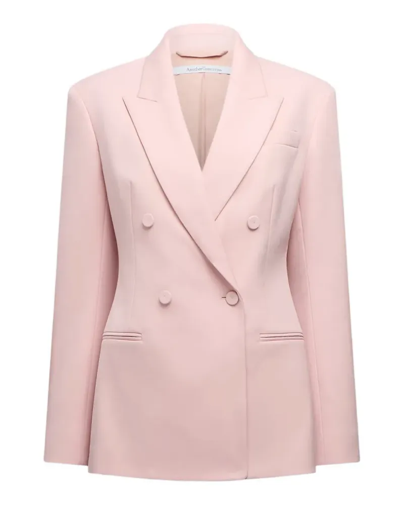 Another Tomorrow double-breasted tailored jacket - Rosa Rosa
