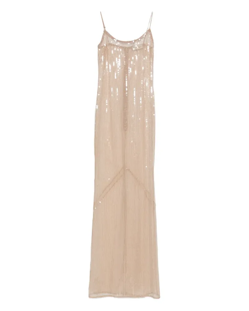The New Arrivals Ilkyaz Ozel Isis Maxikleid - Nude Nude