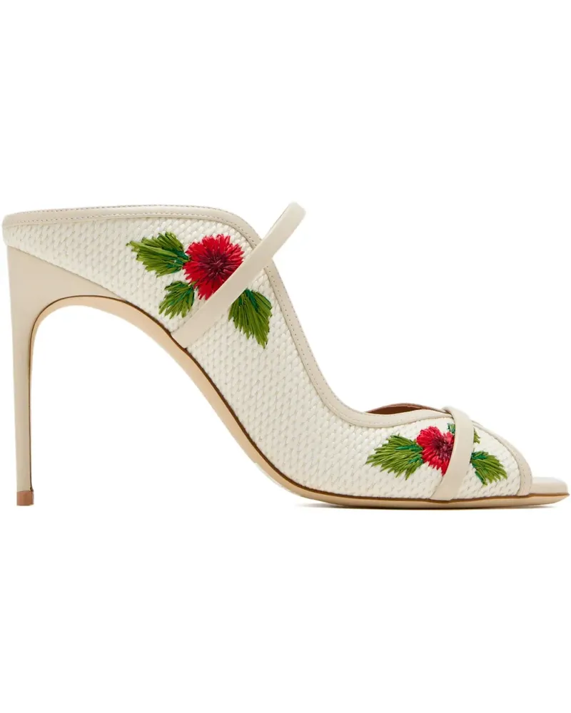 Malone Souliers Noah Sandalen 90mm - Weiß Weiß