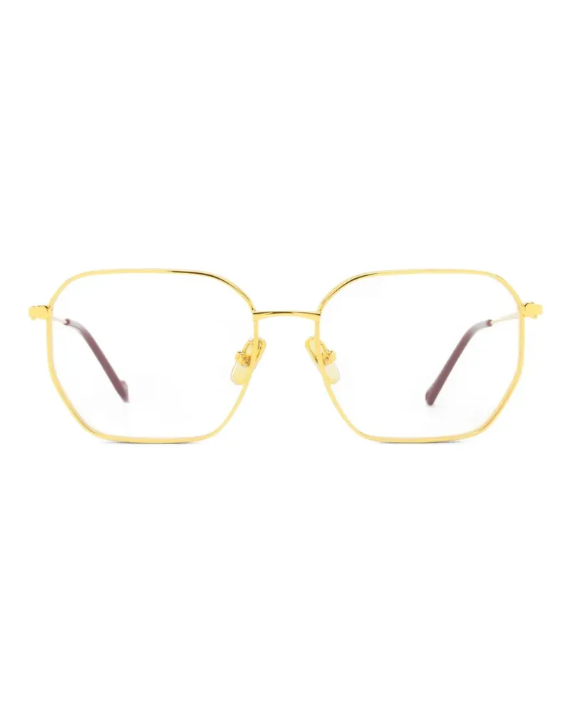 Eyepetizer Brille mit geometrischem Gestell - Gold Gold