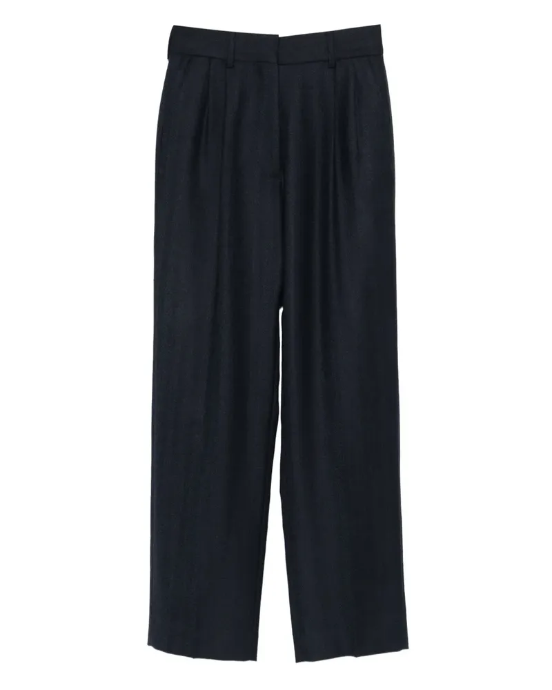 Blazé Milano Hose mit Bundfalten - Blau Blau