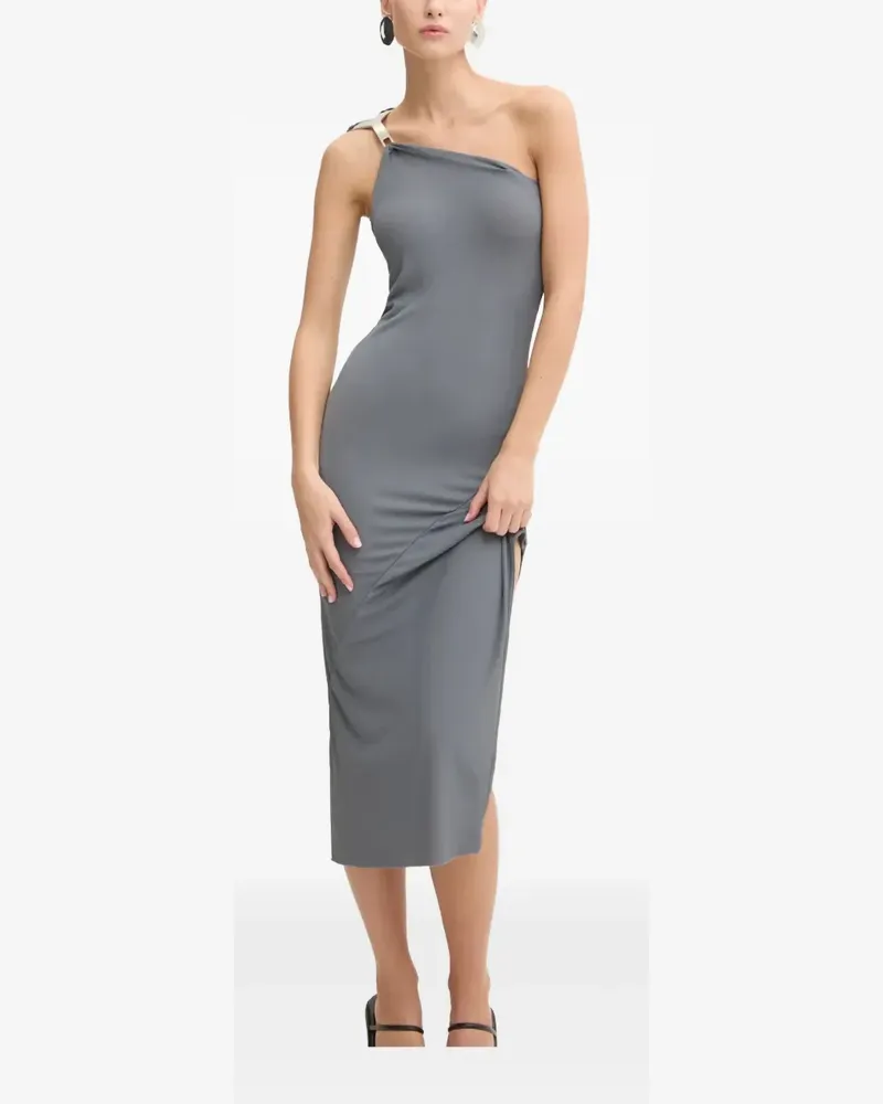 Rick Owens Lilies Einschultriges Midikleid - Grau Grau