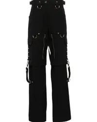 Givenchy Cargohose mit hohem Bund Schwarz