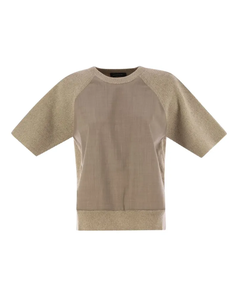 Fabiana Filippi Pullover mit Lurex-Detail - Nude Nude