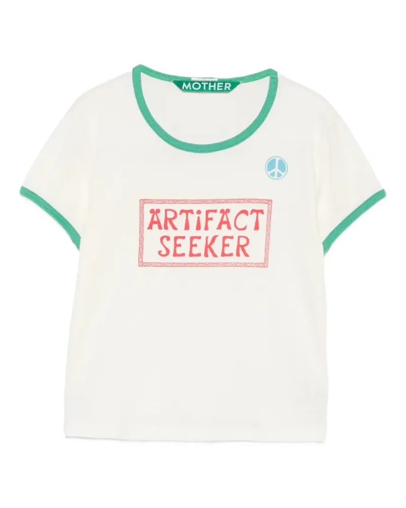 Mother T-Shirt mit Print - Nude Nude