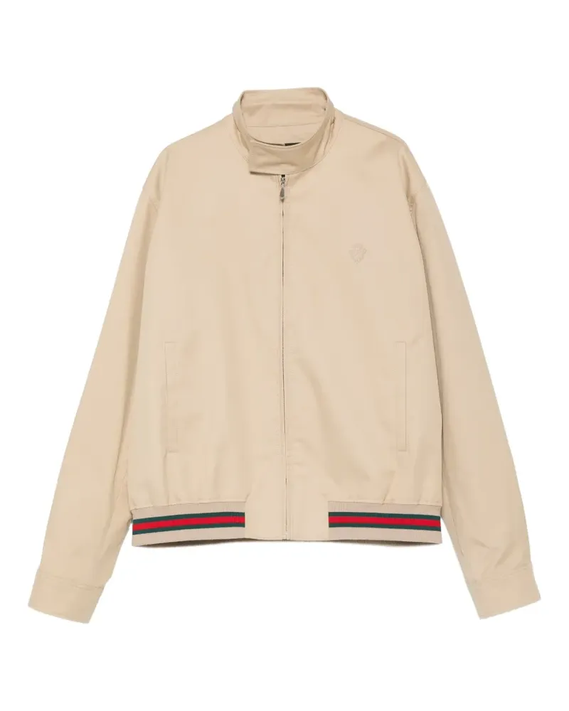 Gucci Jacke mit Web-Streifen - Nude Nude