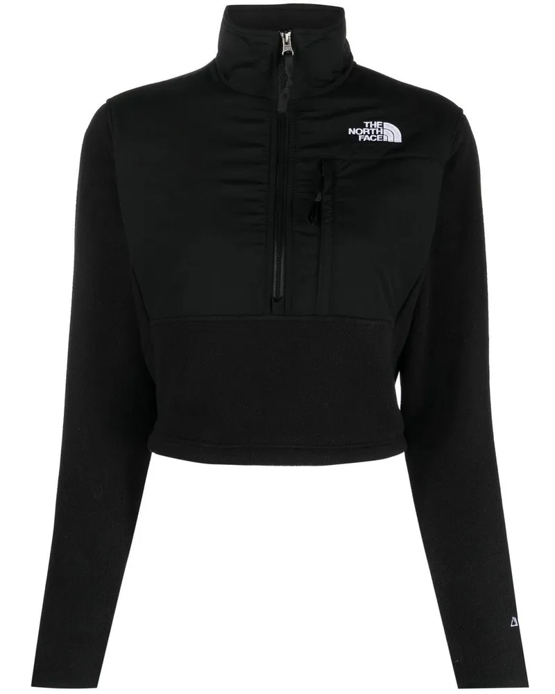 The North Face Sweatshirt mit Reißverschluss Schwarz