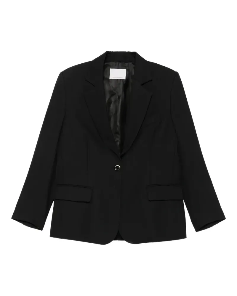 nine:inthe:morning Bella Blazer mit fallendem Revers - Schwarz Schwarz
