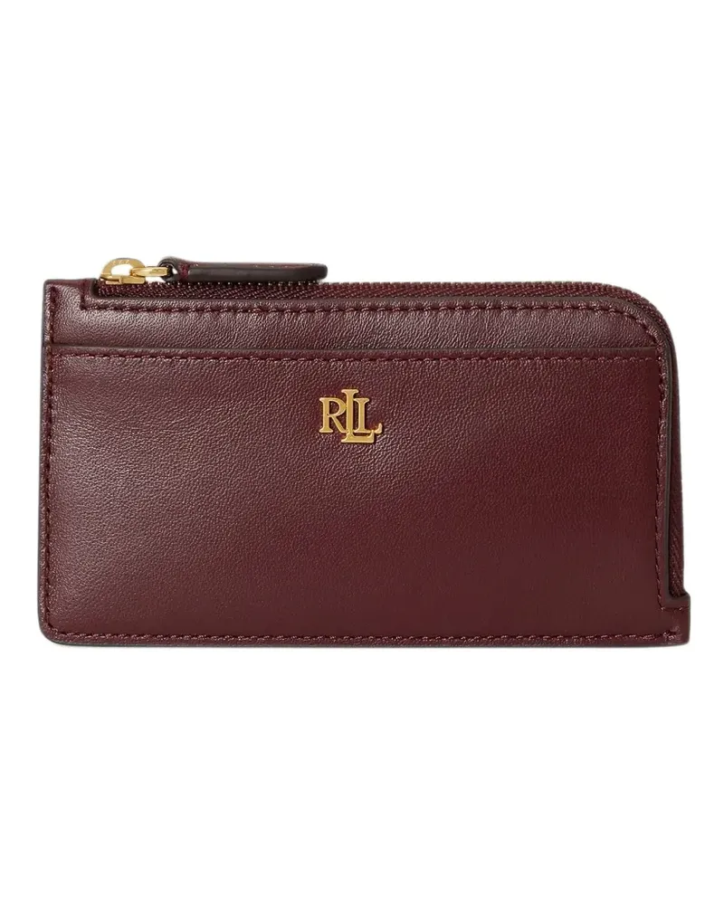 Ralph Lauren LRL Kartenetui aus Kalbsleder - Rot Rot