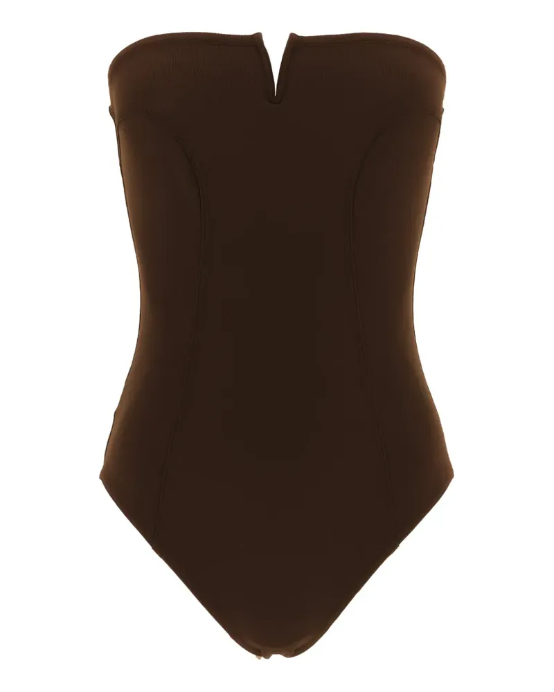 Eres Apparence strapless swimsuit - Braun Braun