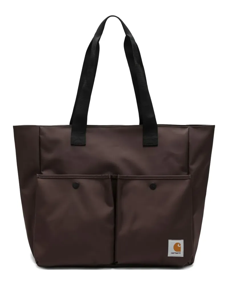 Carhartt WIP Shopper mit Logo-Patch - Braun Braun