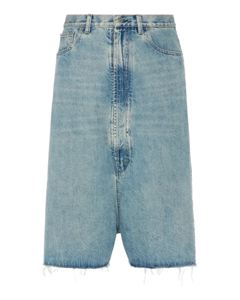 Maison Margiela dropped-rise denim shorts - Blau Blau