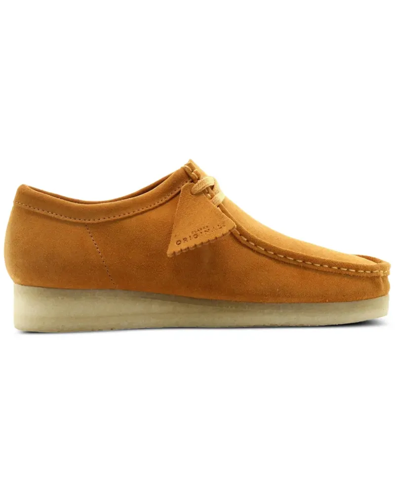 Clarks Wallabee "TUMERIC SUEDE" Desert-Boots - Braun Braun