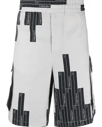 ACW* Cargo-Shorts mit Monogramm Schwarz