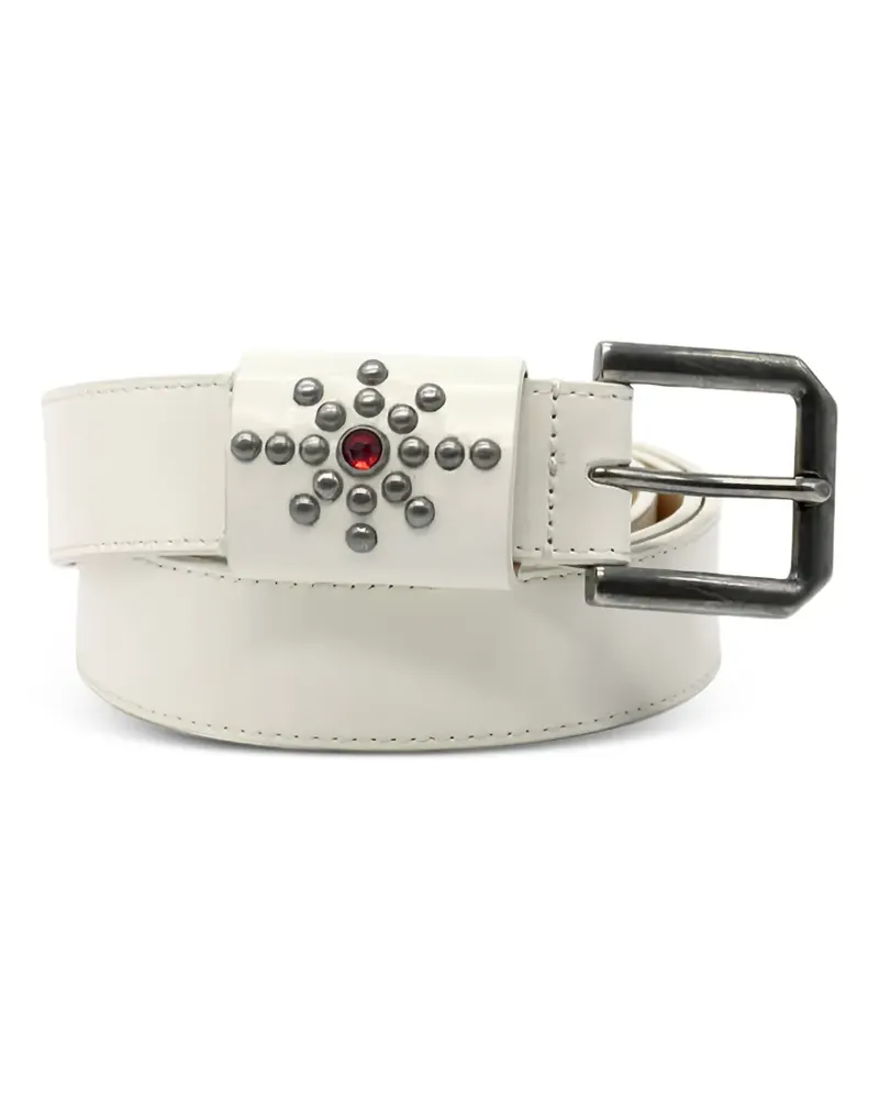 HTC Hollywood Trading Company studded leather belt - Nude Nude