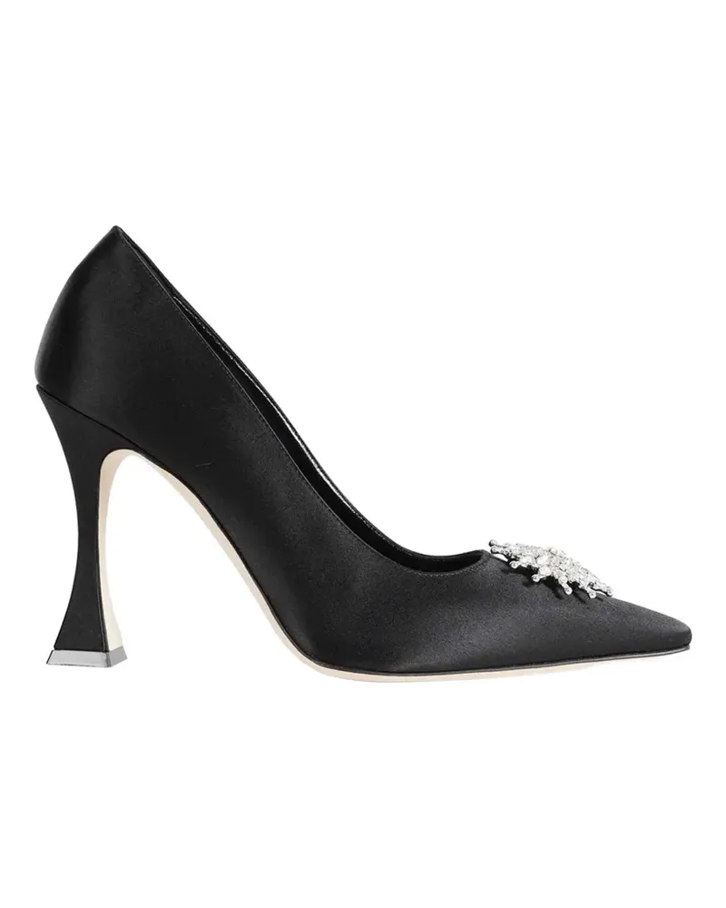 Manolo Blahnik Ronconanu crystal-embellished pumps - Schwarz Schwarz