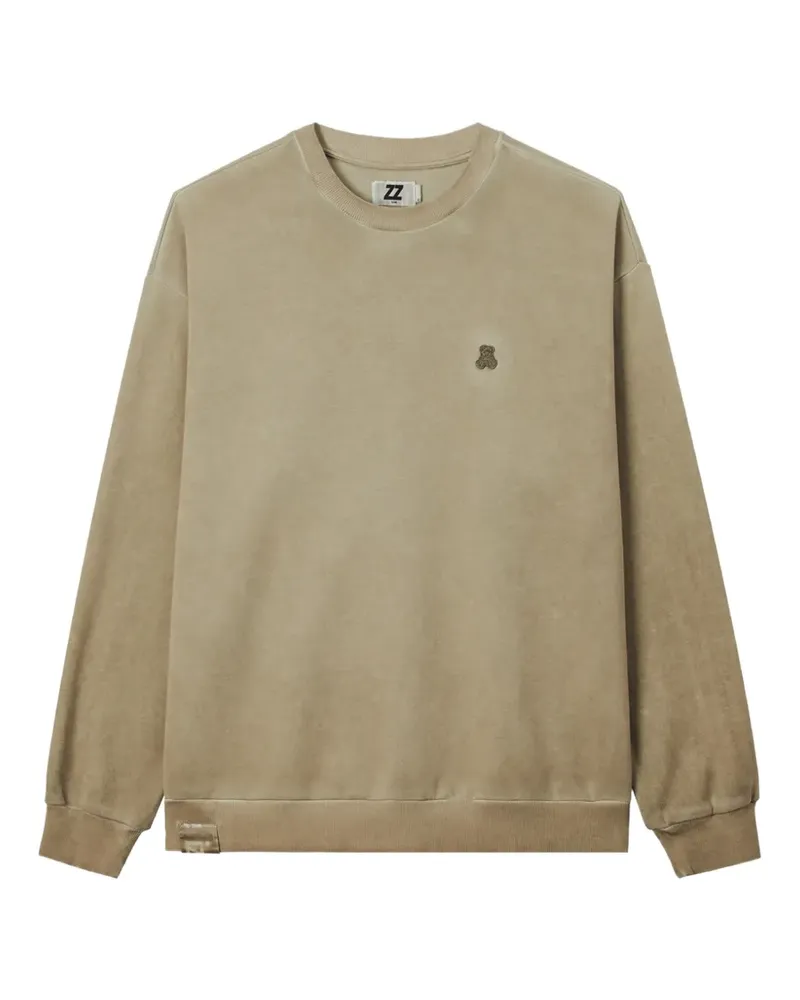 Izzue Sweatshirt mit Logo-Stickerei - Nude Nude