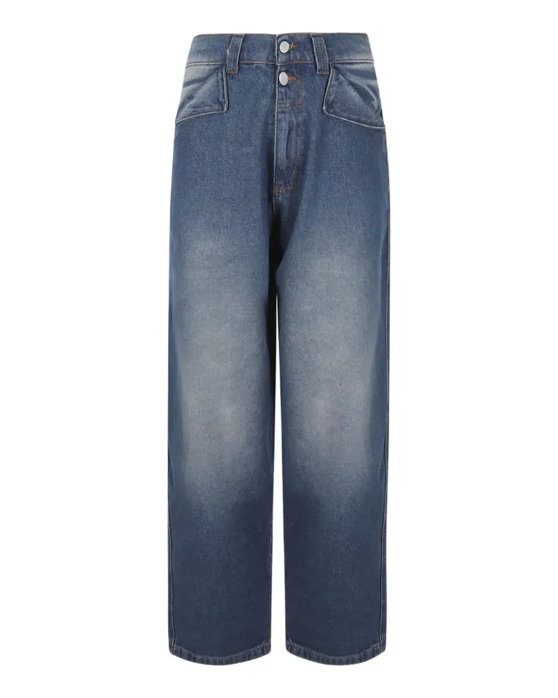 GIMAGUAS faded straight-leg jeans - Blau Blau