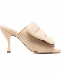 Gia Borghini Mules mit hohem Absatz Nude