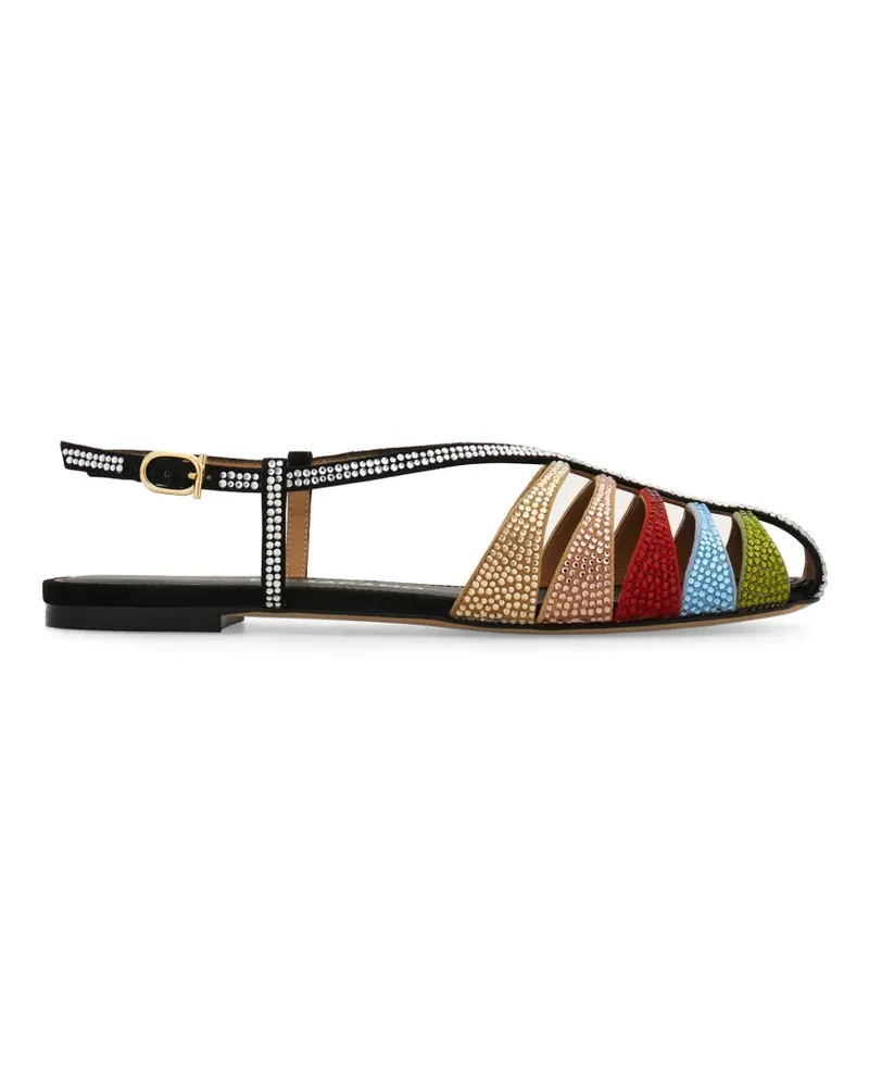 Ferragamo Sandalen mit Gittermuster - Mehrfarbig Mehrfarbig